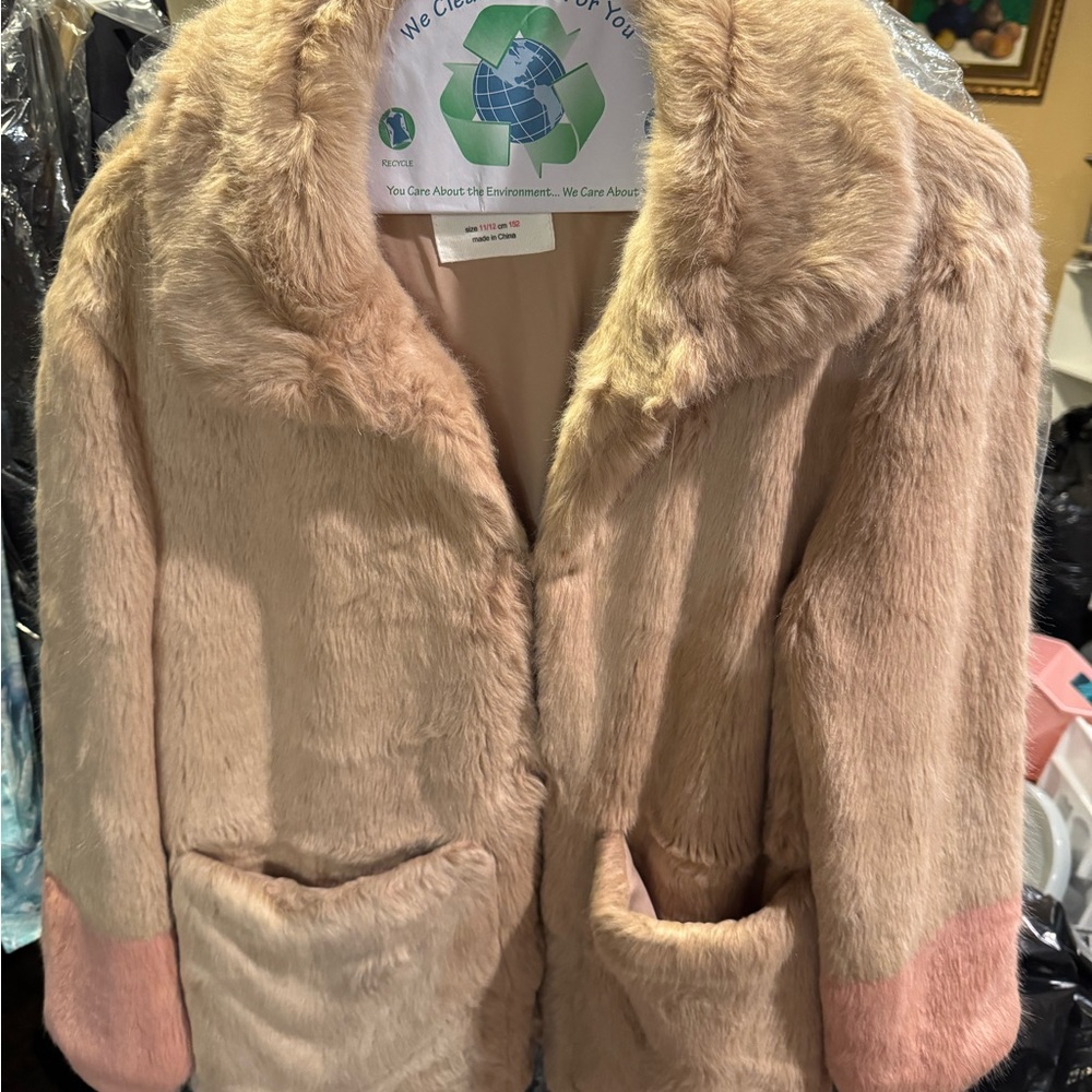 Faux Fur Beige Jacket